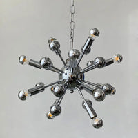 lustre vintage médiéval atomique pour table suspendue