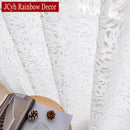 Voilage tulle à motifs décoratifs pour salon chambre