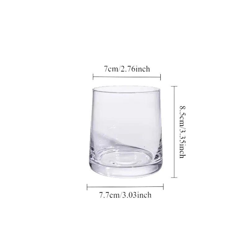 Verres design géométrique 250 ml pour cocktails eau