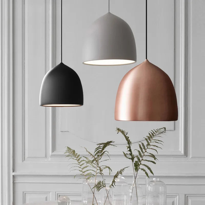 Suspension lampe suspendue nordique minimaliste maison salle à manger chambre Bar Loft décoration salon lumière