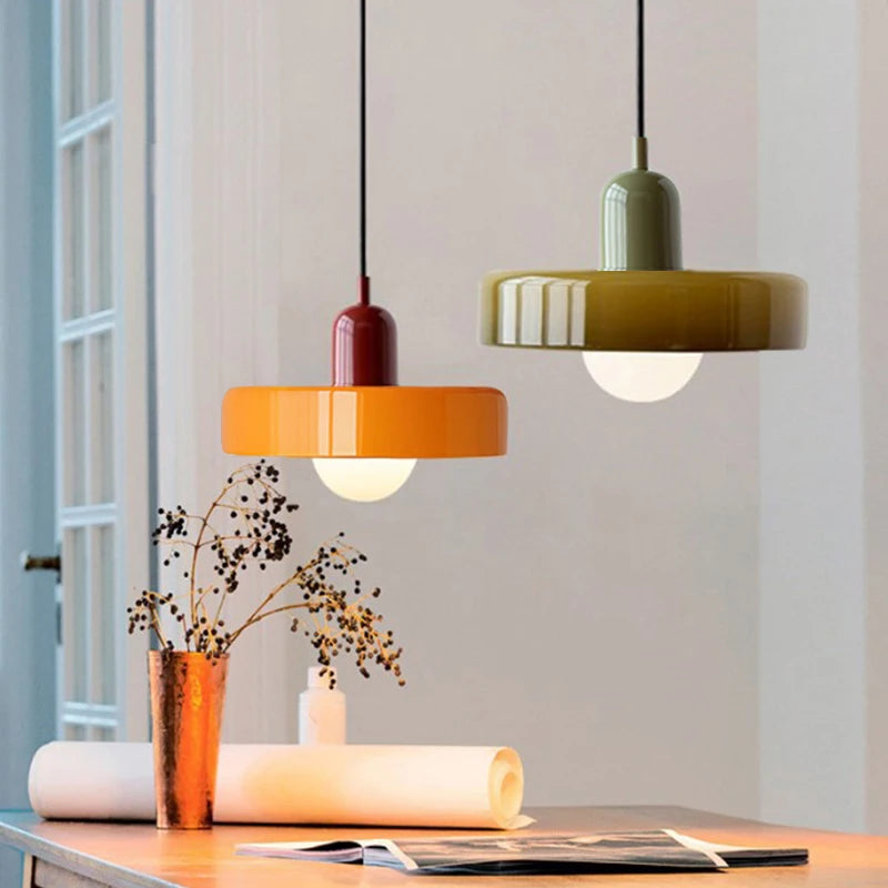 lampe suspendue nordique en verre pour intérieur décoratif - vue 2 sur 15
