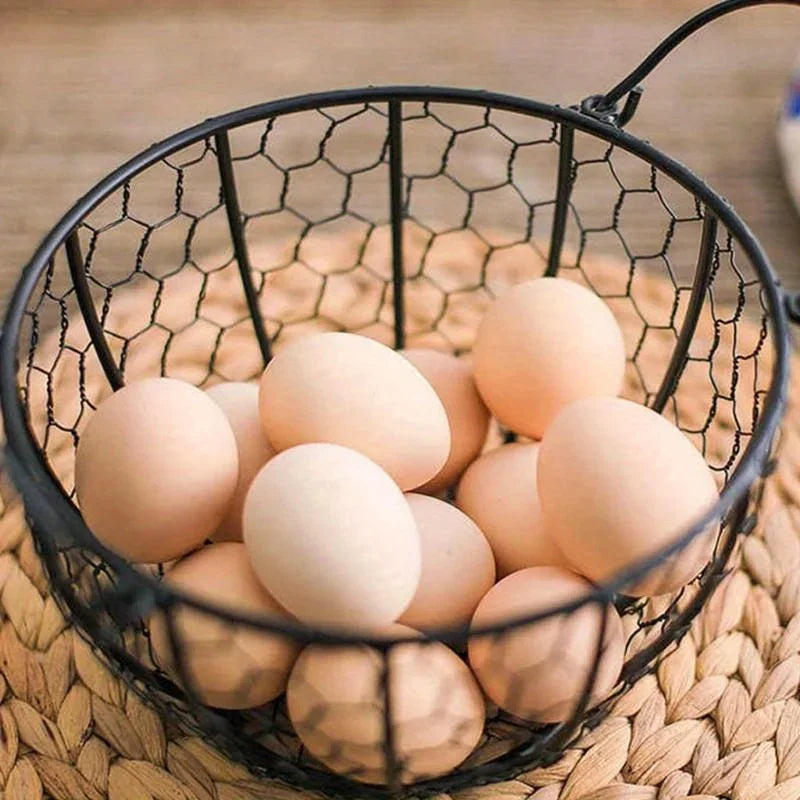 panier à œufs en métal pour rangement de cuisine - vue 7 sur 6