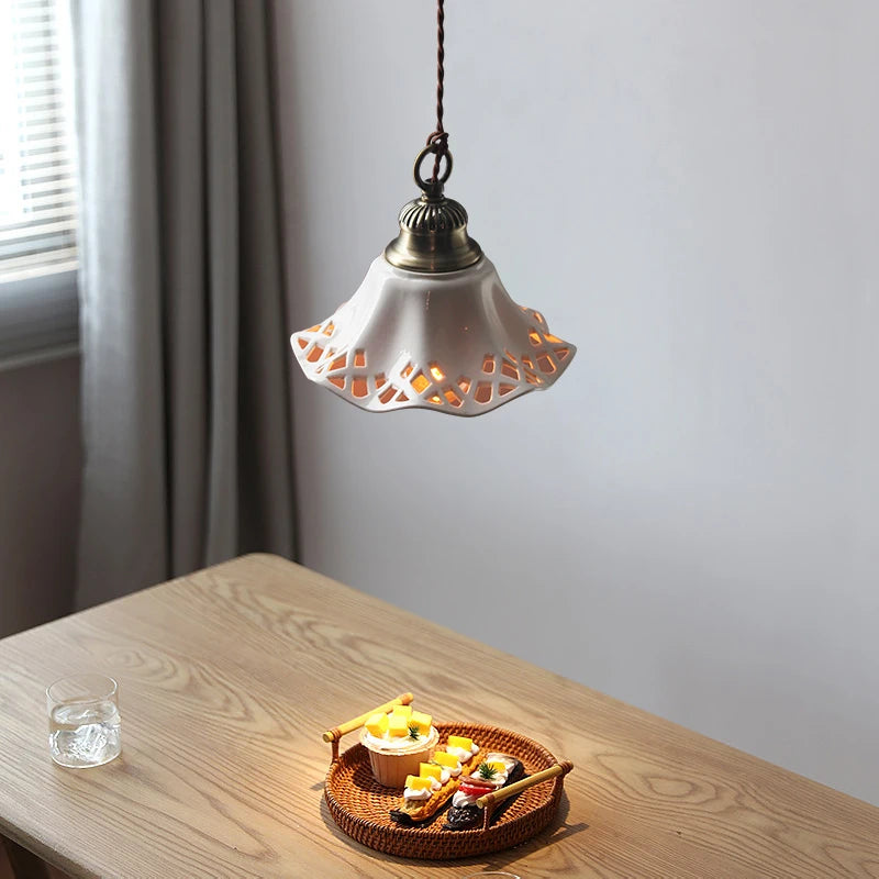 suspension led moderne en céramique pour intérieur maison - vue 7 sur 29