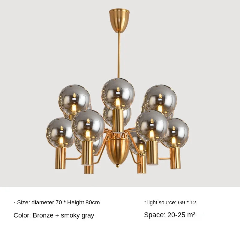 suspension design en verre pour décoration intérieure moderne - vue 13 sur 12