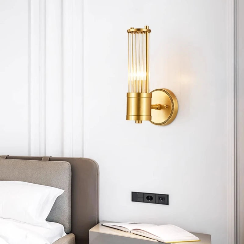 applique murale en cuivre style rétro pour intérieur élégant
