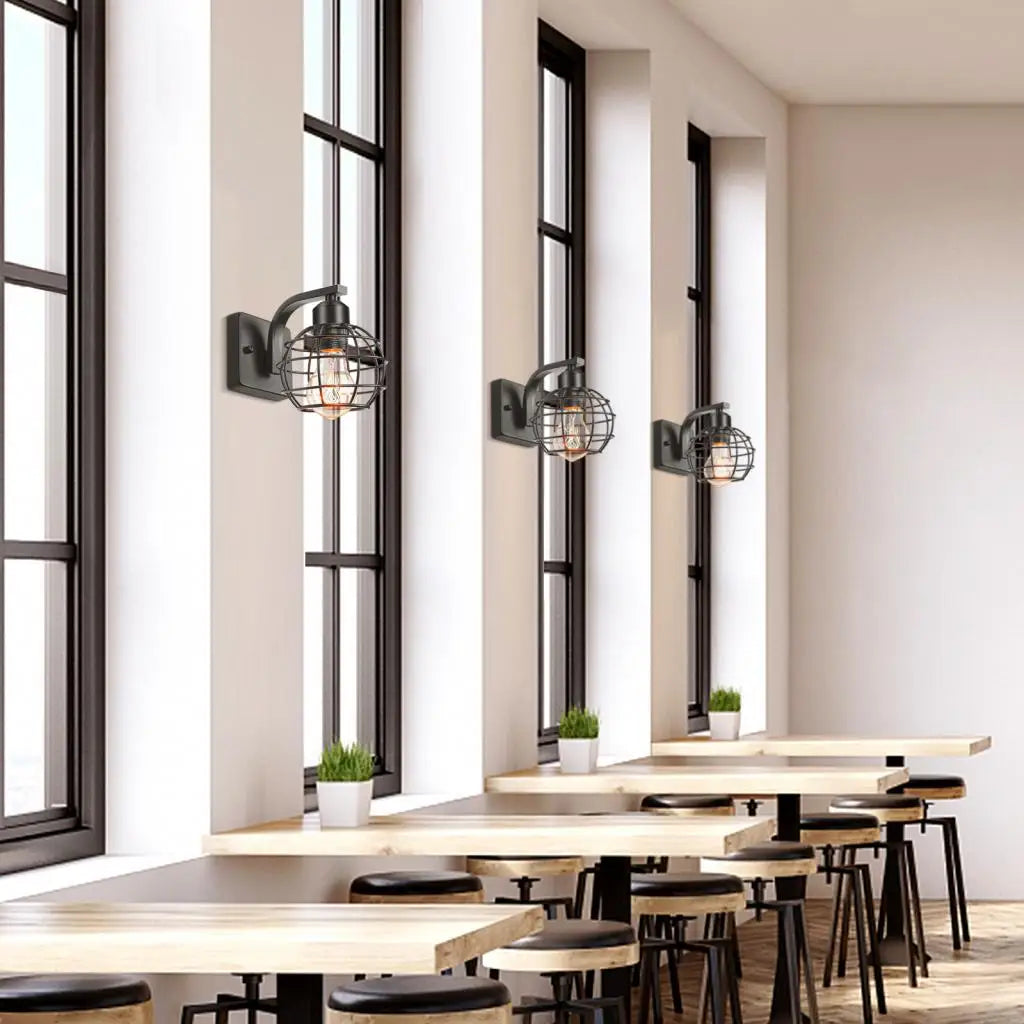Applique murale led vintage industriel - vue 4 sur 11