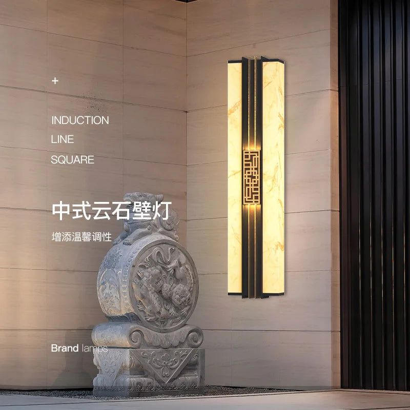 applique murale extérieure rétro chinoise style jardin cour villa