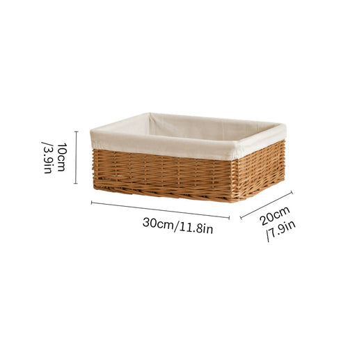 panier de rangement décoratif pour cosmétiques et fournitures