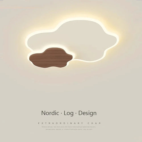 plafonnier moderne led en forme de nuage pour décoration intérieure