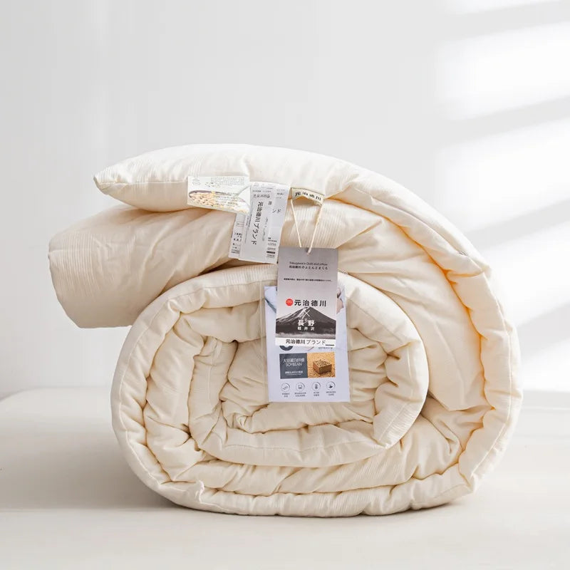 Couette en coton d'été avec climatisation pour lit double et king size