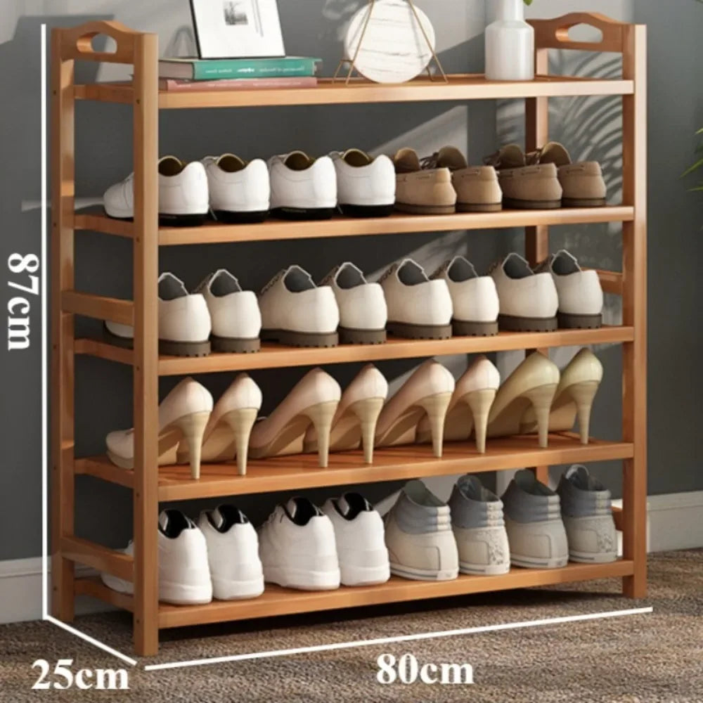 étagère à chaussures intérieure 3 4 5 étages organisateur de rangement multicouche - vue 16 sur 17