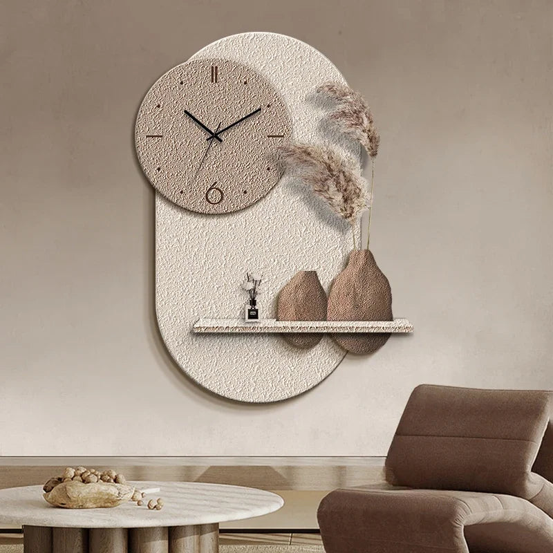 horloge murale décorative en grès design sensoriel avancé - vue 6 sur 10