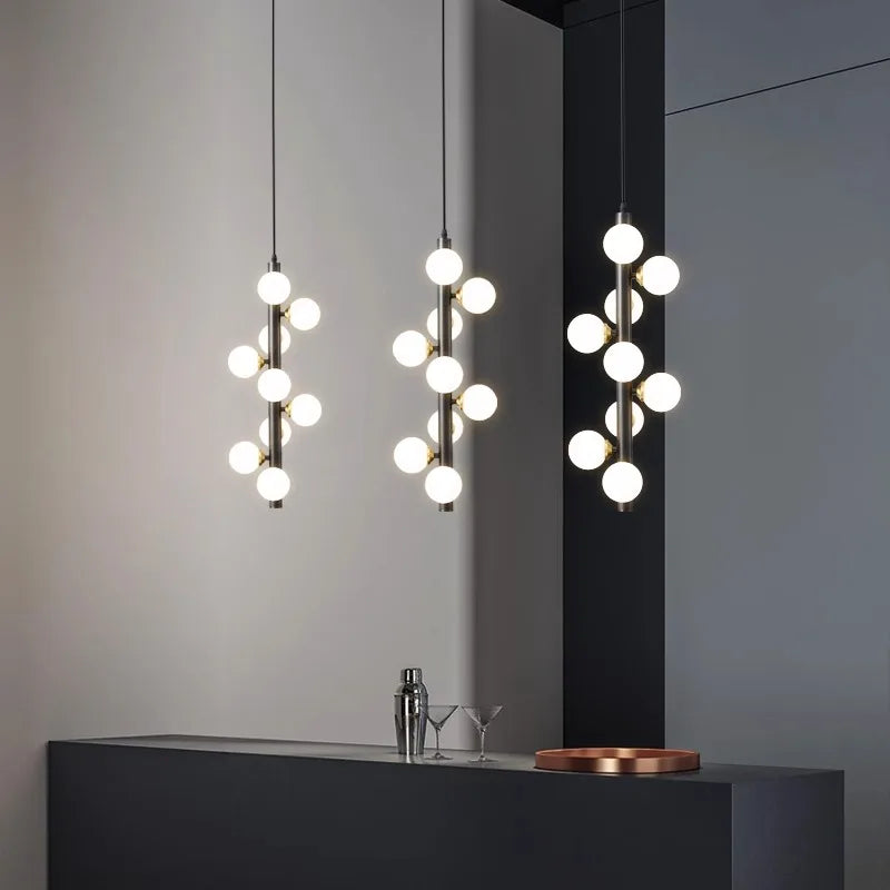 G9 Nordic Modern Led Dining Room Chandelier, Living Room, Kitchen Table, Bedroom, Office Home Decoration Lighting Chandelier - vue 3 sur 12