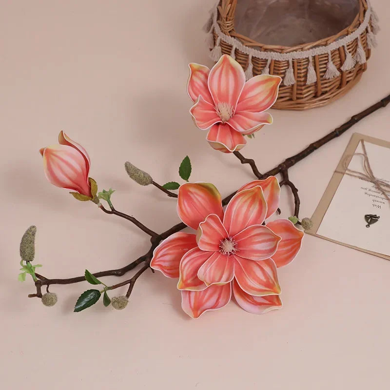 branches de magnolias artificielles pour décoration intérieure - vue 5 sur 14