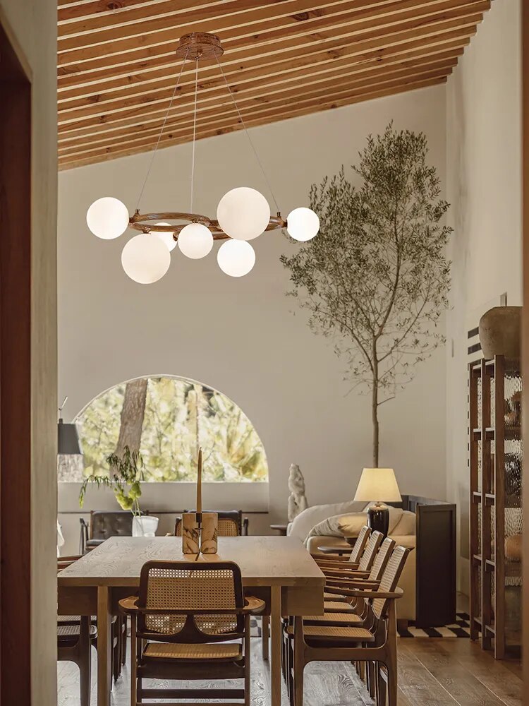 Lustres haricots magiques loft déco - vue 6 sur 9