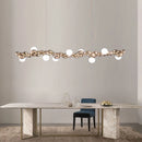 suspension à led artistique à intensité variable pour éclairage intérieur