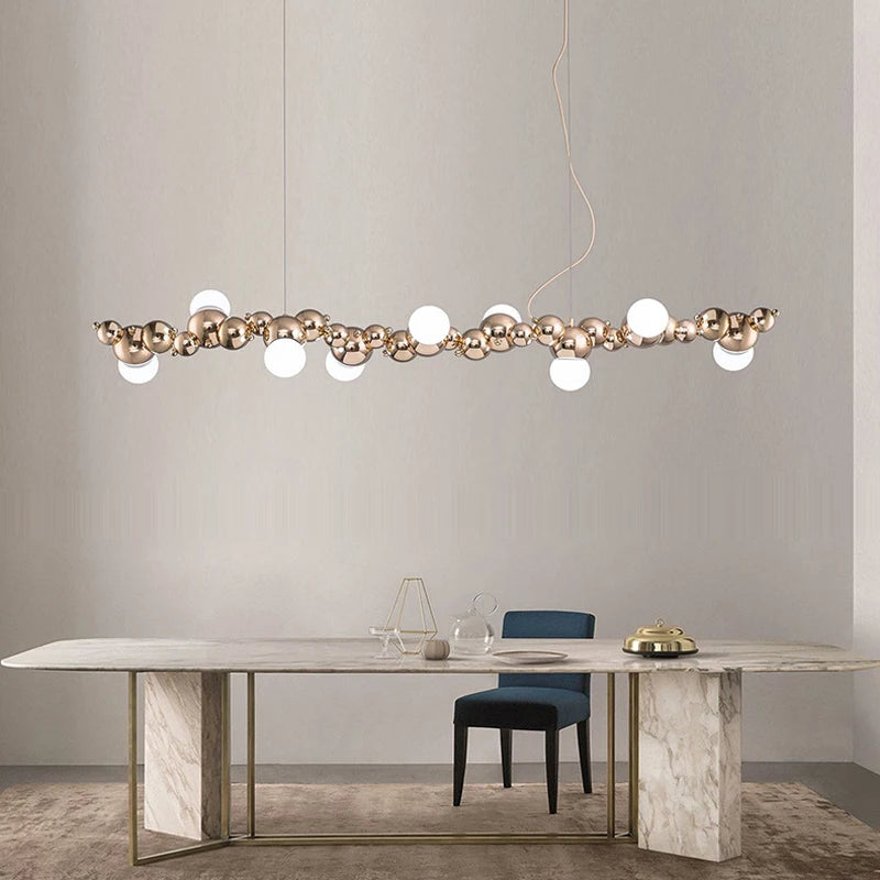 suspension led artistique à intensité variable design moderne