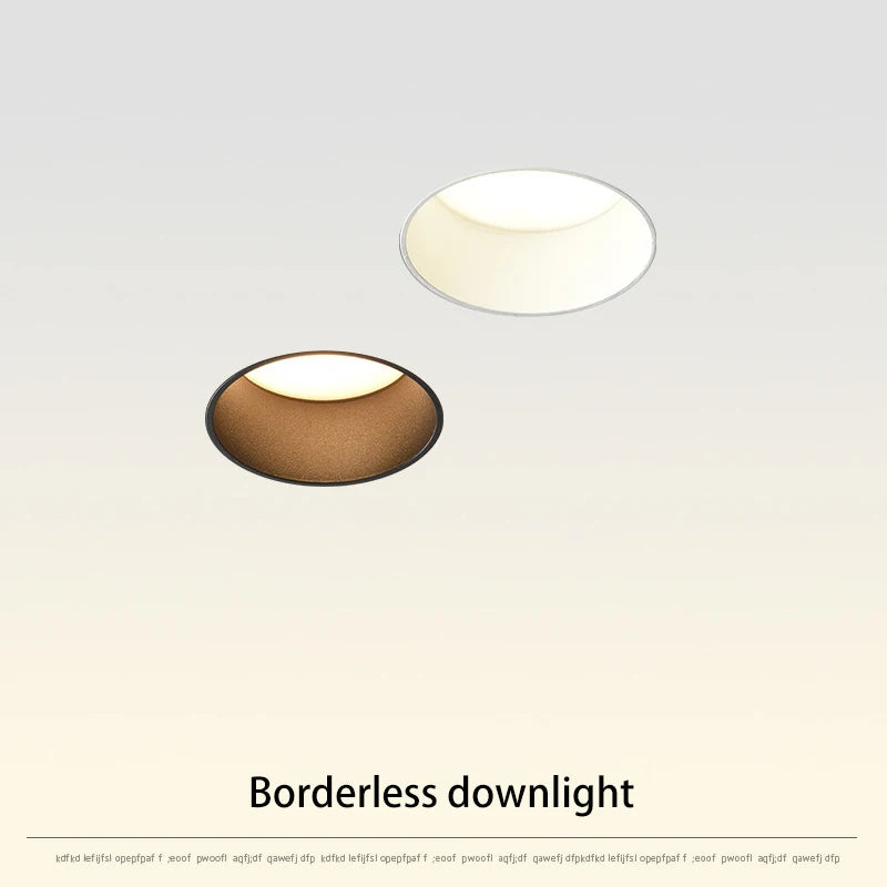 led downlight encastré bordure invisible pour éclairage intérieur magasin domicile - vue 3 sur 13