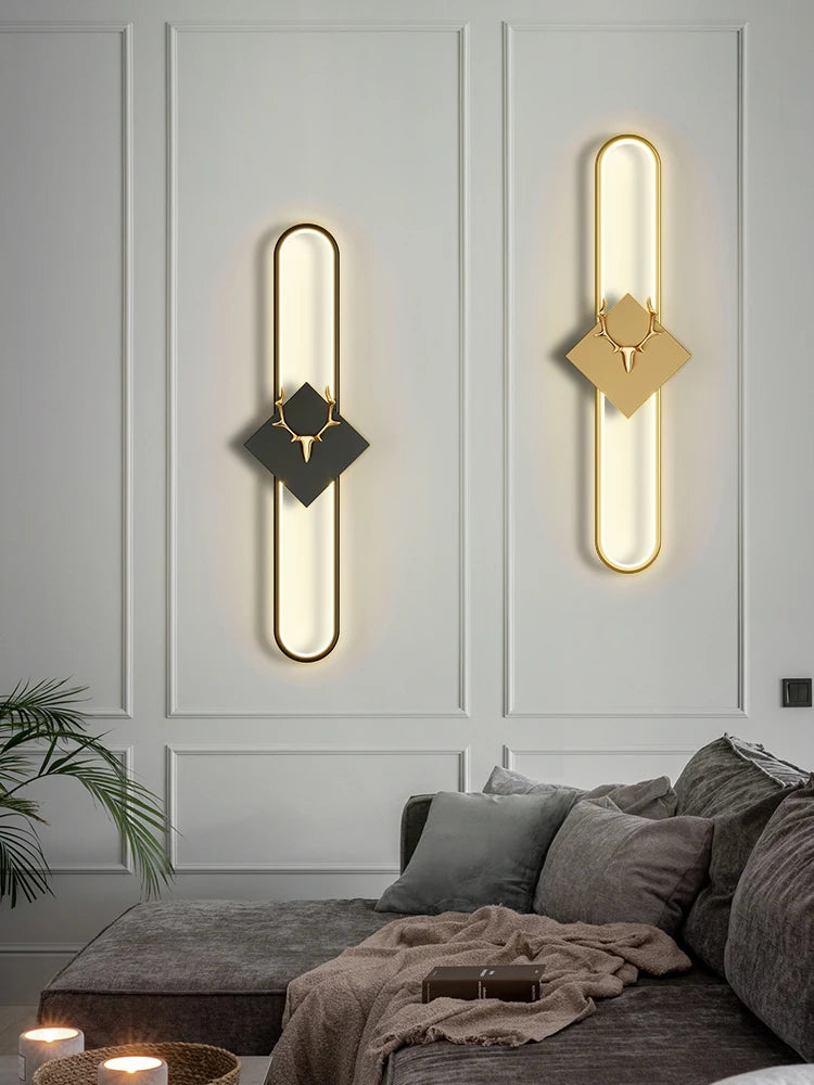 applique murale led nordique design moderne pour décoration intérieure - vue 3 sur 16