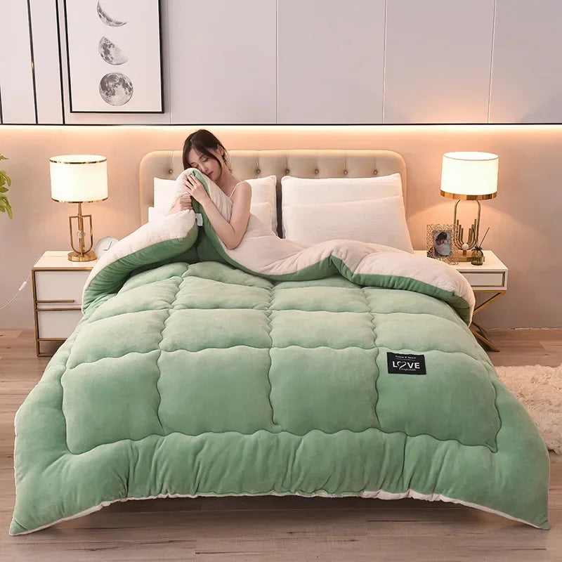 nouvelle couette hiver en laine d agneau douce et chaude