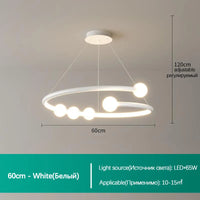 lustre minimaliste en verre design pour éclairage moderne