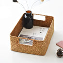 panier en osier tressé pour rangement et décoration