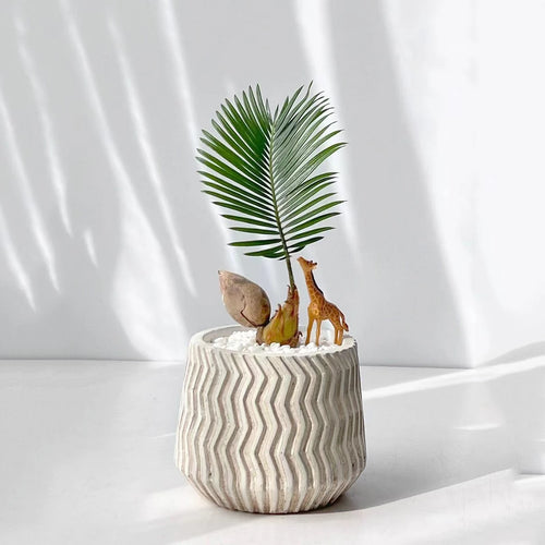 moules en silicone pour pots de fleurs en béton nordique et décoration intérieure