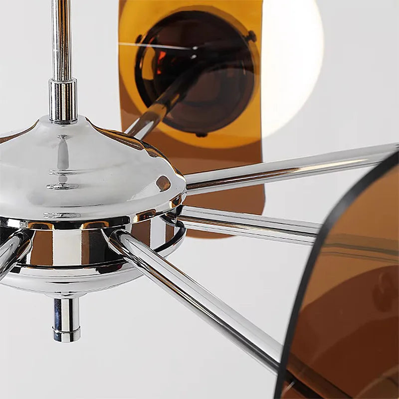 lustre bauhaus en acrylique style nordique ancien