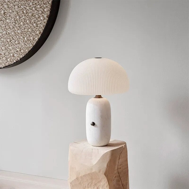 Lampe de table en marbre Simple et luxueuse - vue 3 sur 7
