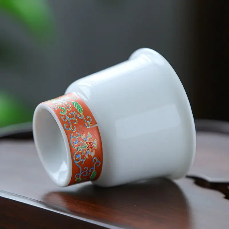 Service thé kung fu porcelaine tasses zen six