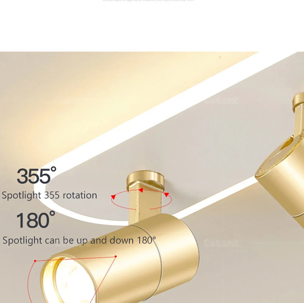 Éclairage led moderne pour maison salon couloir vestiaire. - vue 6 sur 14