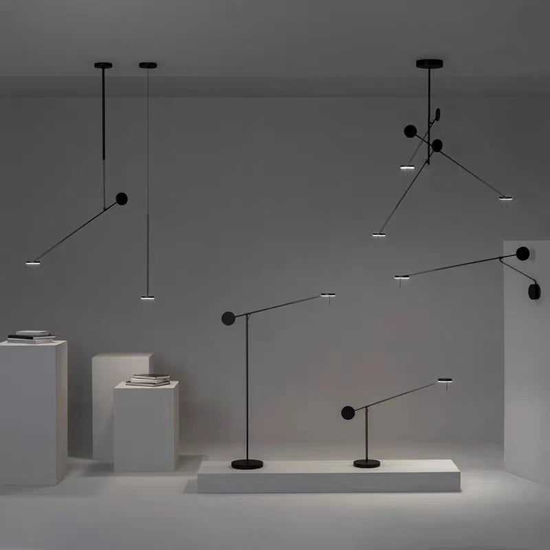 lampadaire led minimaliste rotatif lampe de lecture luminaires debout - vue 4 sur 14