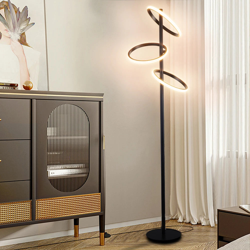 Lampadaire led moderne interrupteur tactile variable - vue 4 sur 3