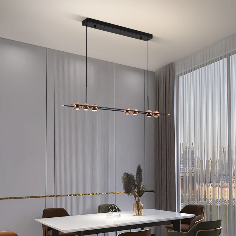 lustre moderne à boules minimaliste pour décoration intérieure