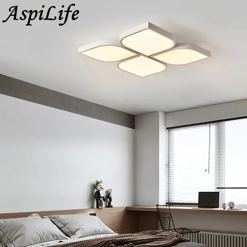 lustre plafond led intérieur ultra lumineux salon chambre enfants - vue 5 sur 10