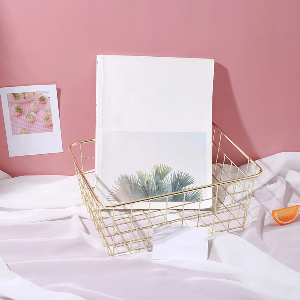 panier de rangement en fer pour toutes les pièces - vue 6 sur 6