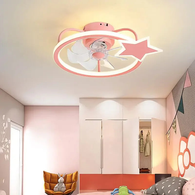 ventilateur de plafond intelligent avec lumières et télécommande - vue 5 sur 18