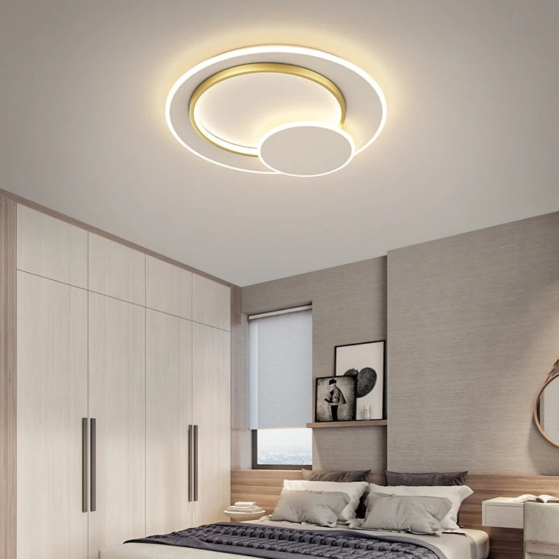 lustre circulaire moderne lumières pour éclairage intérieur décoratif - vue 6 sur 10