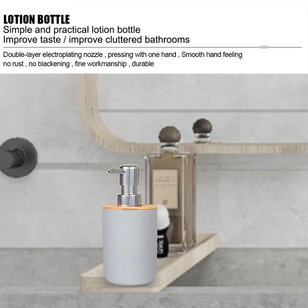 ensemble de rangement en plastique bambou pour salle de bain - vue 9 sur 8