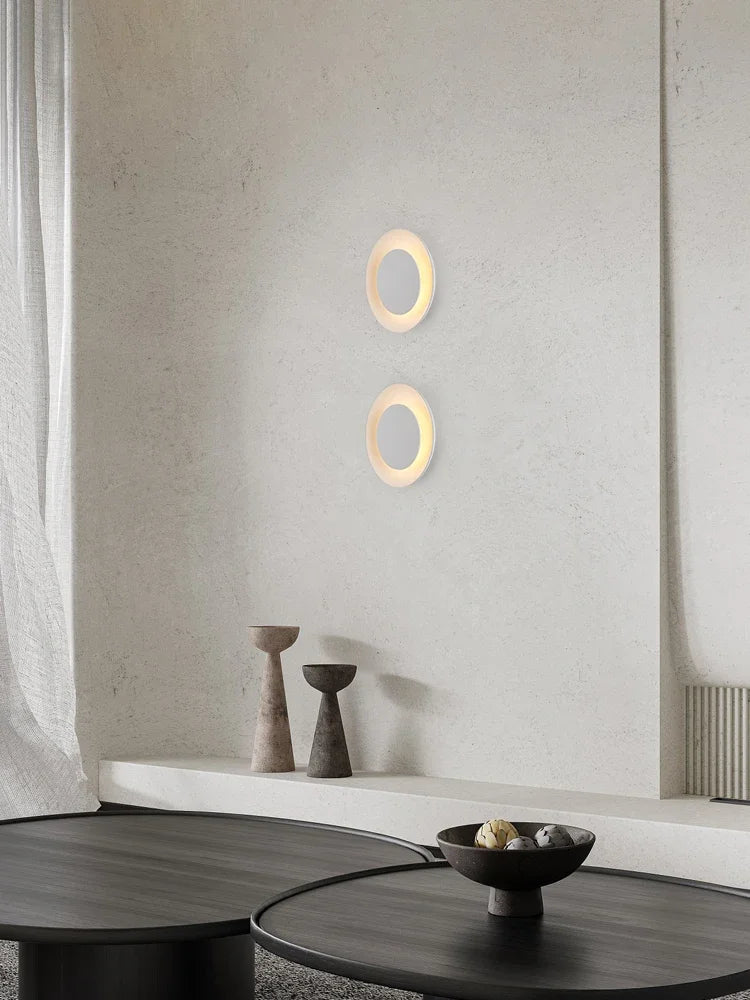 applique murale en plâtre design led moderne minimaliste créative - vue 4 sur 8