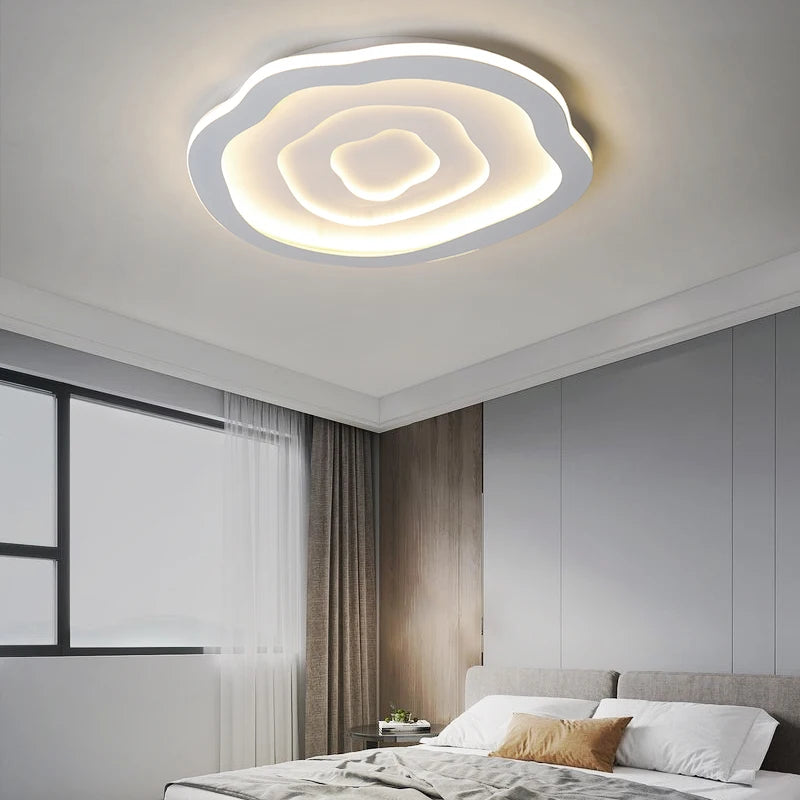 lustre led moderne pour éclairage intérieur design élégant - vue 6 sur 10