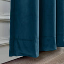 Rideau velours occultant moderne sur mesure salon chambre