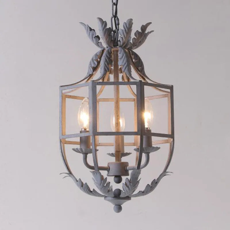 lustre style loft américain vintage en fer nordique rural