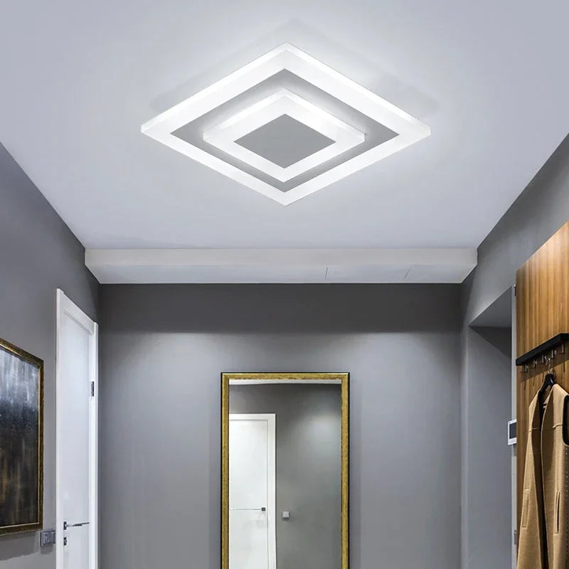 lustre led moderne pour allée couloir et intérieur - vue 6 sur 24