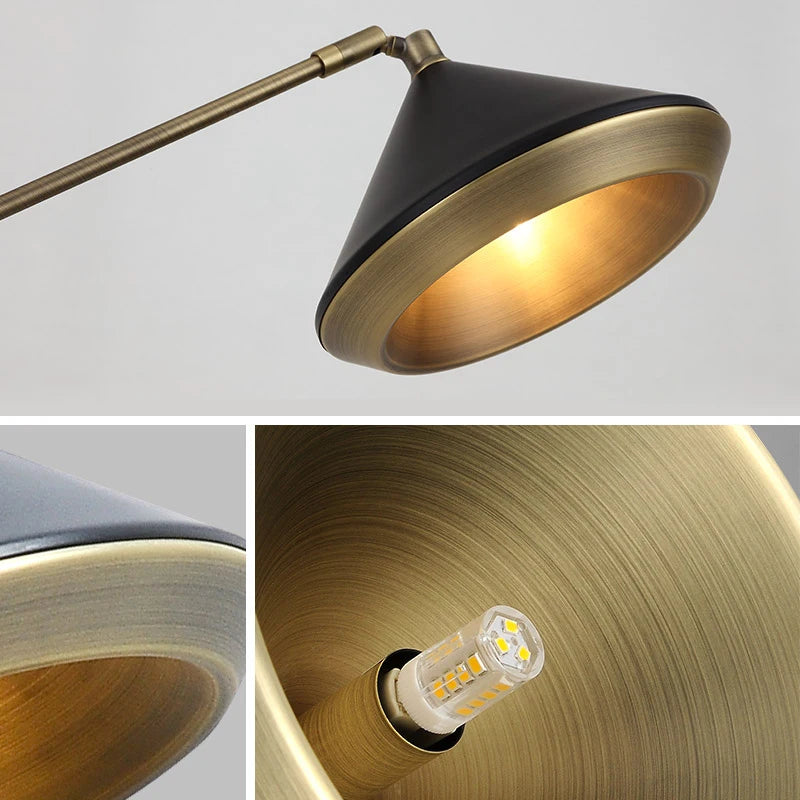 lampadaire moderne avec haut-parleur design luxe réglable - vue 6 sur 7