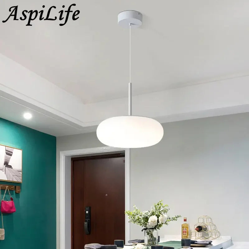 Lustre LED Apple modernes maison salon chambre couloir porche balcon - vue 6 sur 17