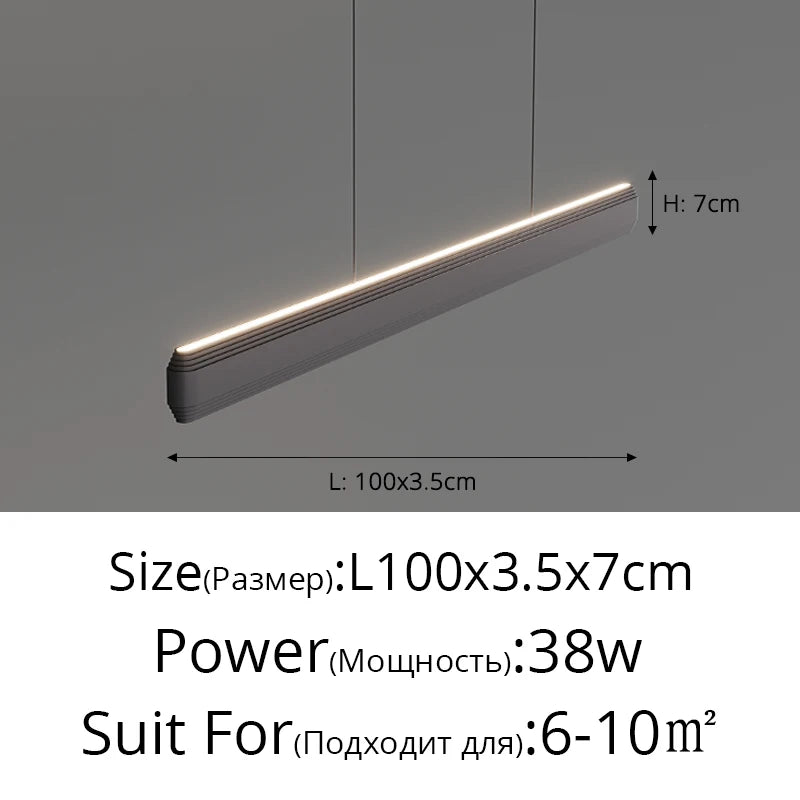 lustre suspendu au design moderne et luxueux