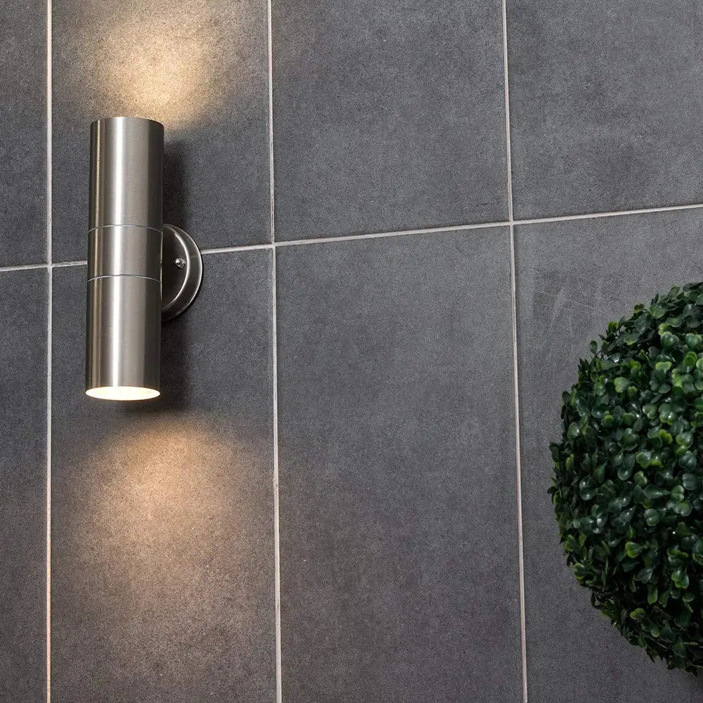 applique murale extérieure en acier inoxydable étanche moderne pour jardin - vue 4 sur 8