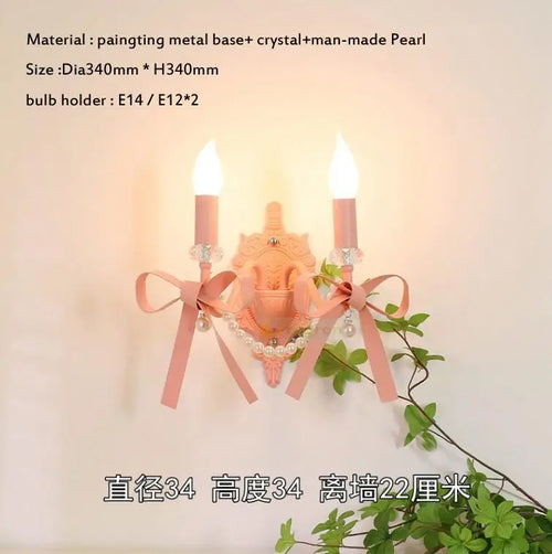 applique murale romantique pour chambre d'enfants lumineuse et chaleureuse