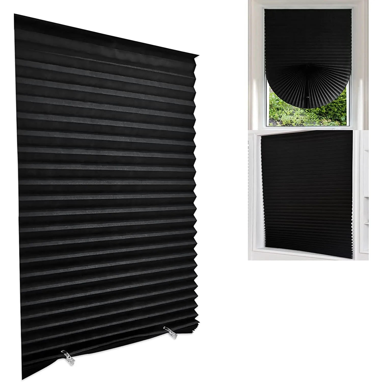 Store enroulable zébré occultant pour fenêtres et portes - vue 10 sur 16